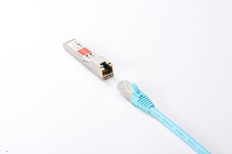 Copper SFP over Ethernet cables to connect two switches via the SFP ports