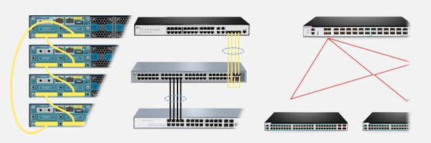 switch cascade vs switch stack vs switch cluster